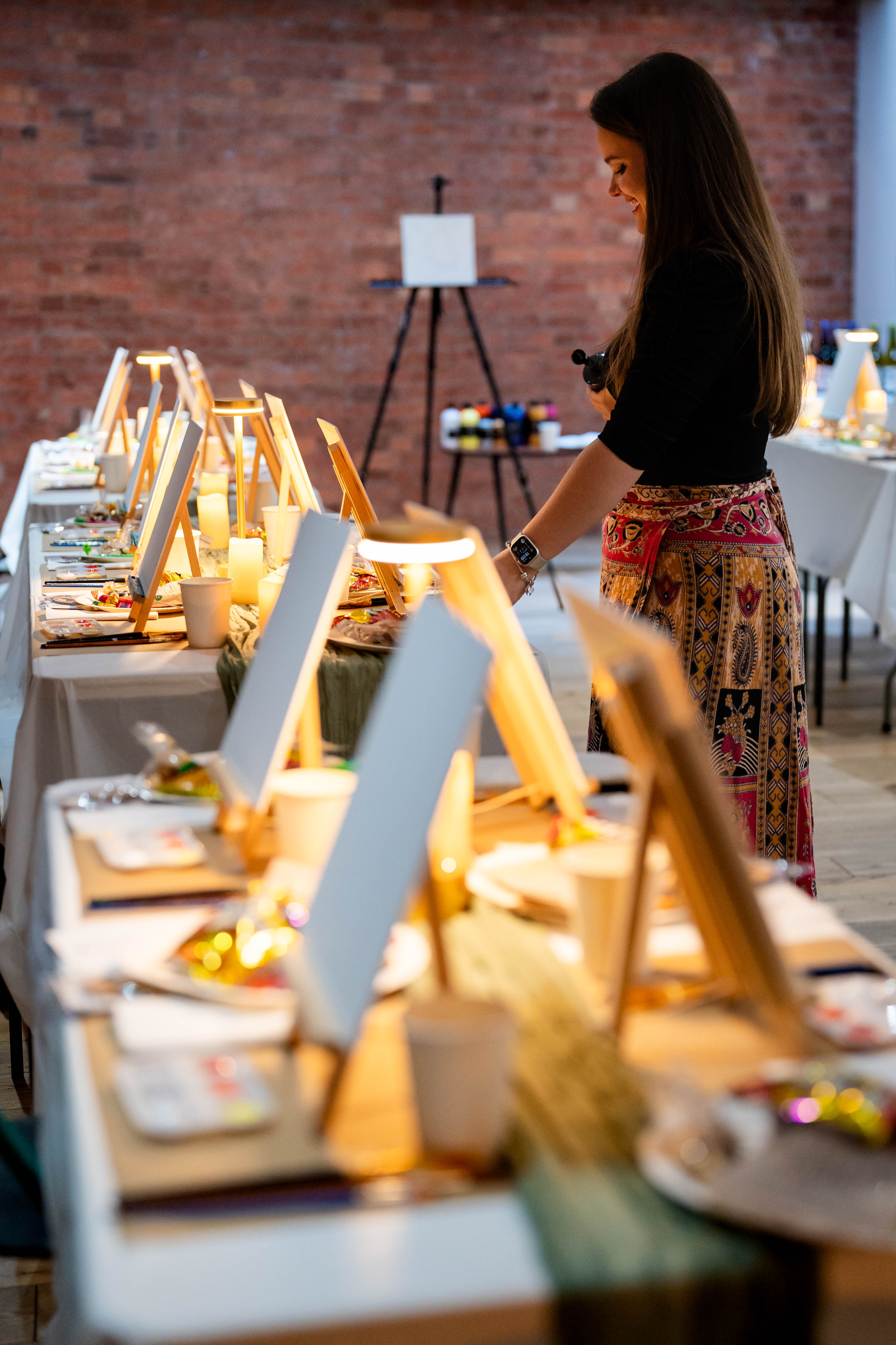 Art Workshop Setup 